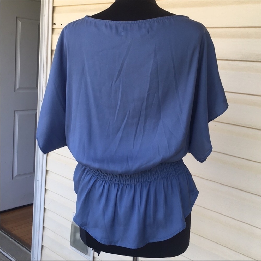 Calvin Kline Jeans Talla flutter sleeve  top - Picture 3 of 7